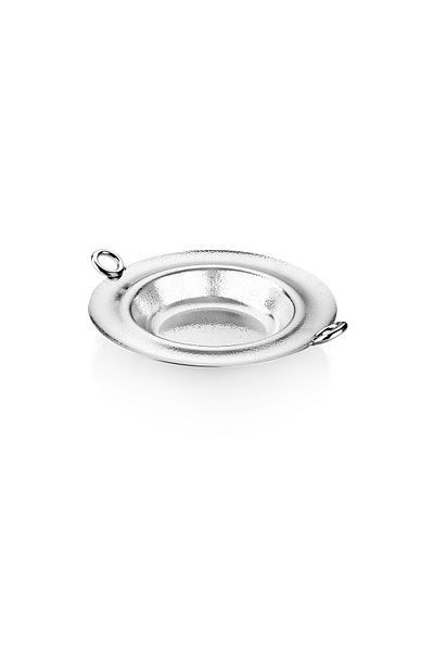Schafer Ottoman Patterned Fruit Plate 1 Piece-Silver