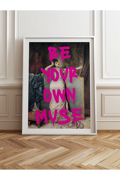 HOMEPACK Pictură cu un singur cadru din lemn Pictură poster dintr-o bucată TK/1102