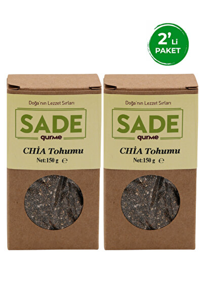Sade Organik Chia Tohumu 150gr 2'li Paket