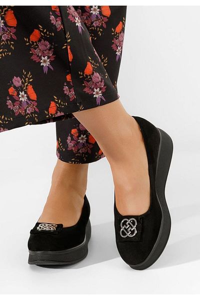 B T Shoes Pantofi casual cu platformă Varela negri