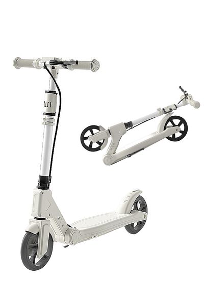 Ma Baby Kick Scooter, Foldable Scooter 2 Wheels with Adjustment Handlebar