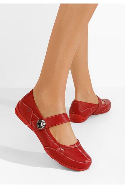 B T Shoes Ballerinas with red Chedia barrette