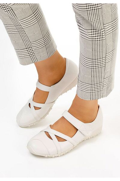 B T Shoes Balerina sport Espada albi