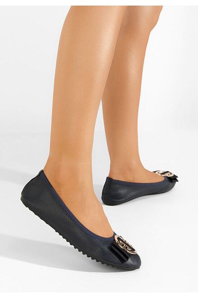B T Shoes Balerini dama Elaith navy