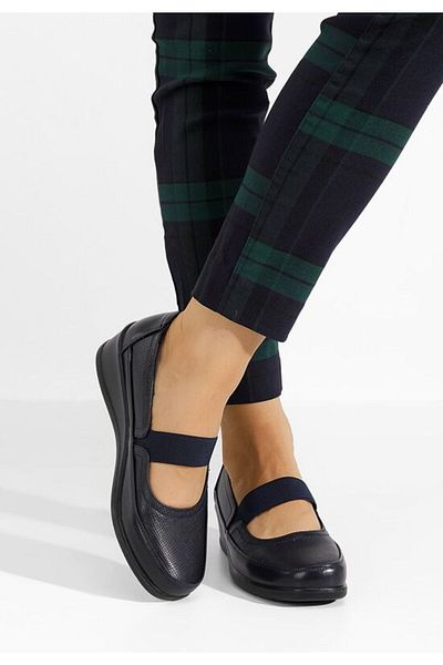 B T Shoes Balerini cu platforma Niomi navy