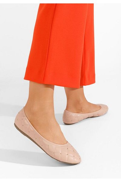 B T Shoes Balerini eleganti Cortina roz