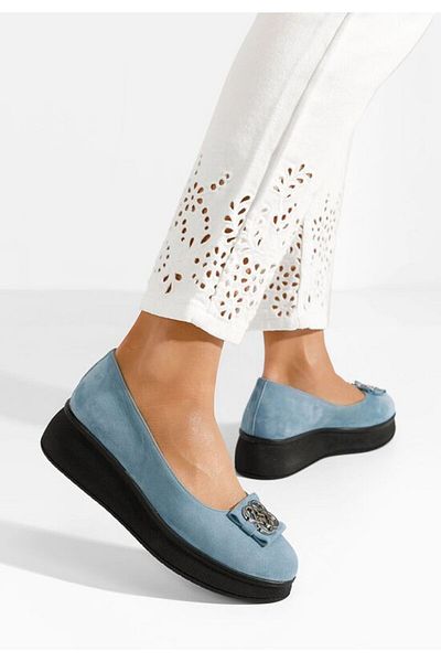 B T Shoes Pantofi casual cu platformă Varela bleu