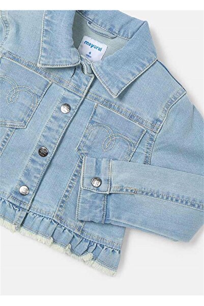 MAYORAL Geaca de blugi pentru fete - decolorant Model 3408