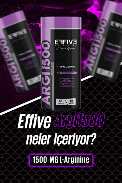 Effive Nutrition Effive Argı1500 - 120 Kapsül