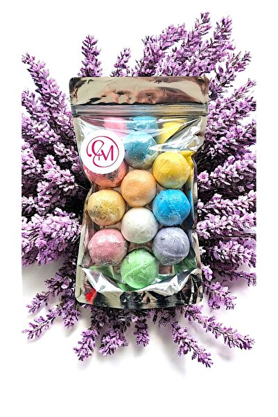 COLOURFUL MASAL 10 Lu 45 Gr. Banyo Topu Manikür Ve Pedikür Boy, Nem Bombası, ...