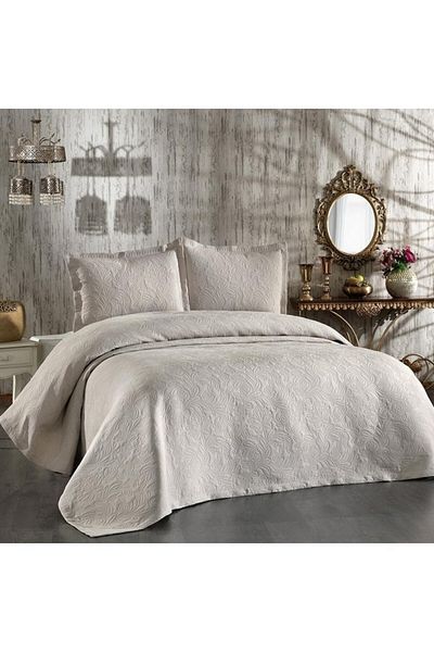 Solinas Collection Кувертюра за легло Soldi Rose Cappuccino за двама
