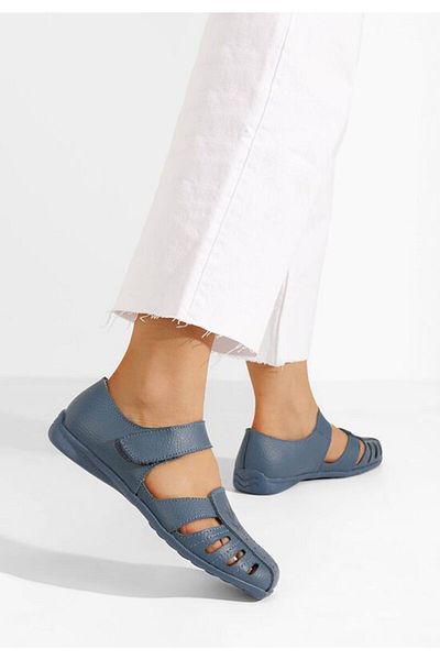 B T Shoes Balerini dama Emmeline albastri
