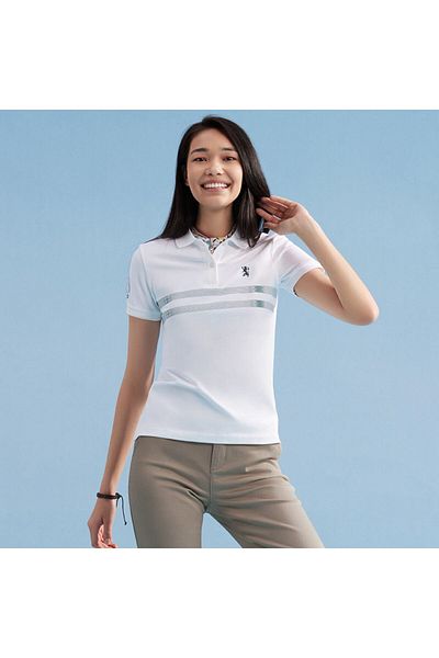 Giordano GIORDANO Women's Embroidery Bold Polo