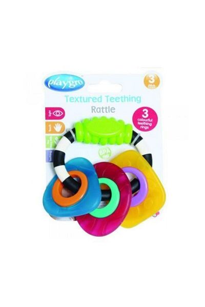 Playgro 3 Teethers Rattle 01822952