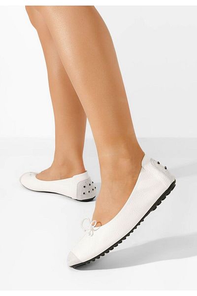 B T Shoes Balerini dama Amania V5 albi