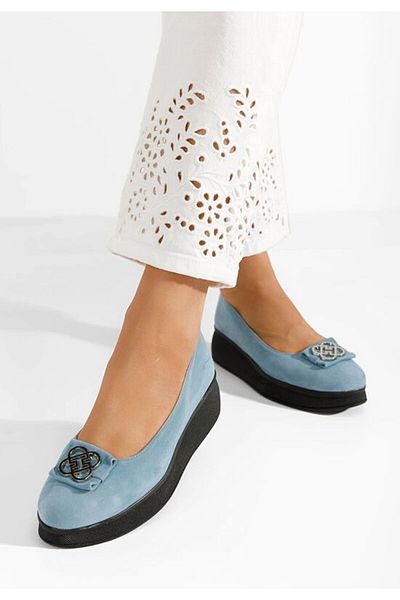 B T Shoes Pantofi casual cu platformă Varela bleu