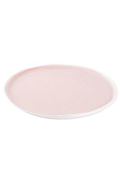 Tantitoni Sky Pink Porcelain Double Service Plate Set 28.7cm