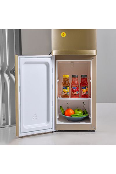 Geepas Water Dispenser with Cabinet- GWD17028/ Normal, Hot and Cold Function, and 3 Taps