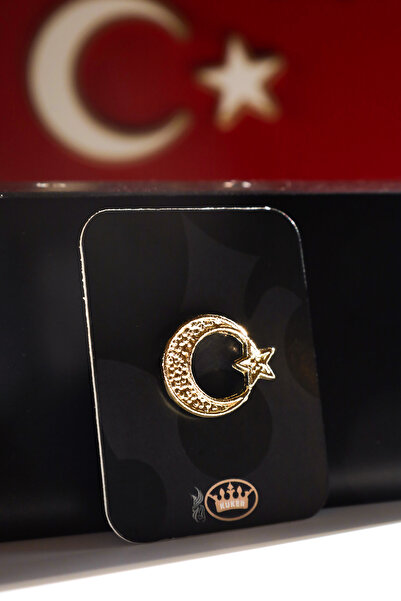 Kuker Madeni Eşya Türkiye Cumhuriyeti Ay Yıldız Rozet