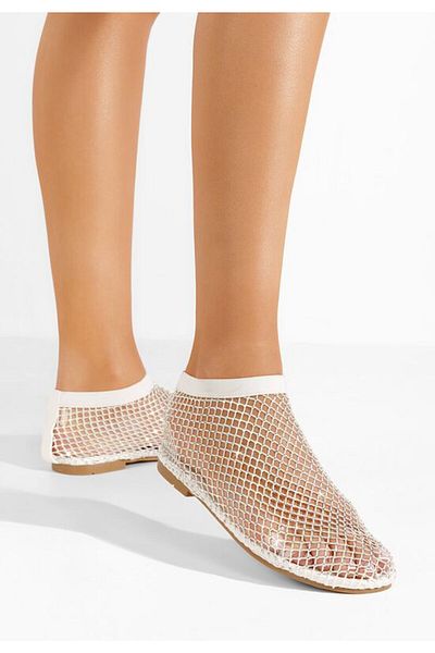 B T Shoes Balerini dama Pedsia albi