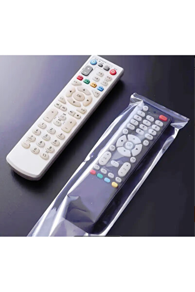 ABAS 10 Adet Isı Ile Daralan Kumanda Kilifi Seffaf