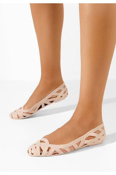 B T Shoes Balerini perforati Latilia nud