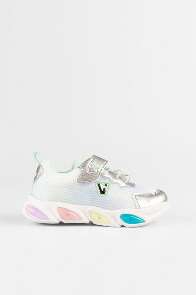 Vicco Gelato Lighted Girls Preschool White Sneakers