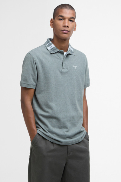 Barbour Trematon Tailored Fit Polo Yaka OL91 Olıve Marl