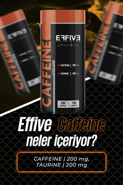 Effive Nutrition Effive Caffeine Taurine - 100 Kapsül