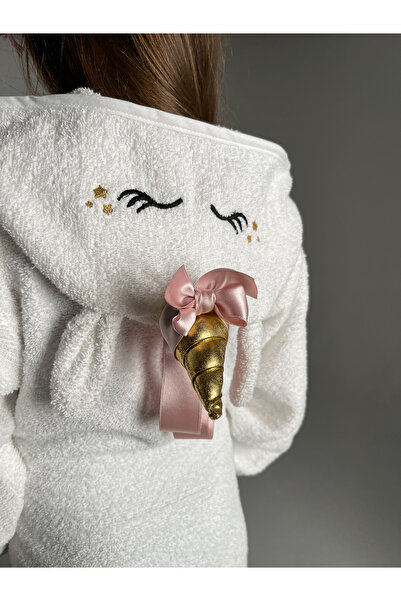 Formeya Hooded Children's Bathrobe 100% Cotton Water Absorbent Animal Figured