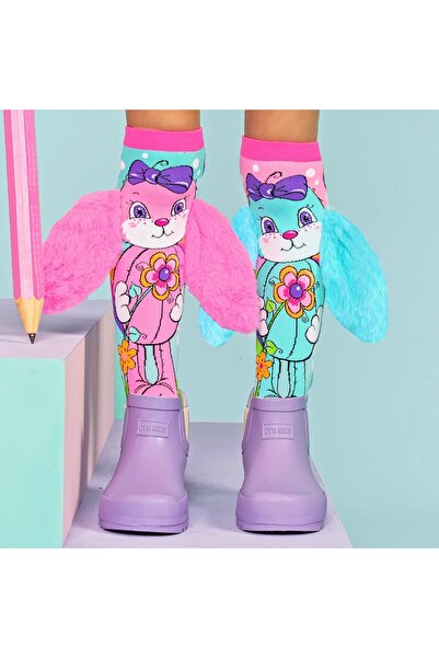 MADMIA Дълги цветни чорапи Madmia за момичета Hunny Bunny 3-5 години