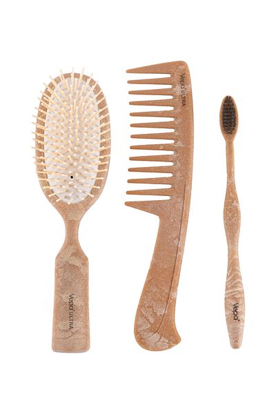 Vepa High Quality 3-Piece Bio Set - with Wooden Box Packaging (503 990 Elite Tooth Brush)
