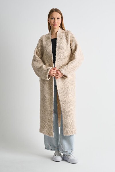 ALEXANDERGARDI В'язаний трикотажний кардиган з довгими рукавами та фактурною ...