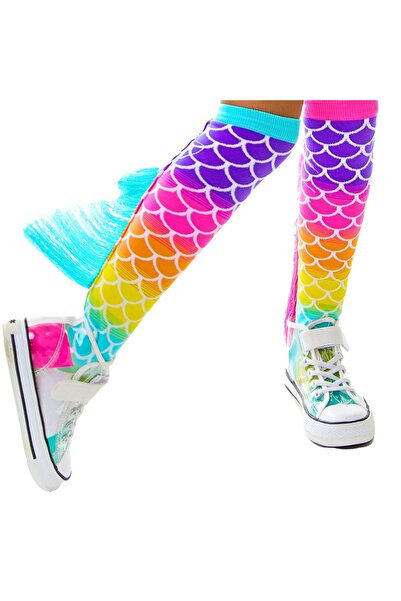 MADMIA Madmia μακριές πολύχρωμες κάλτσες για κορίτσια Mermaid 3-5 ετών