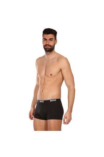 BOSS Men's Black Boxer Briefs 3 Pack Boss-XL