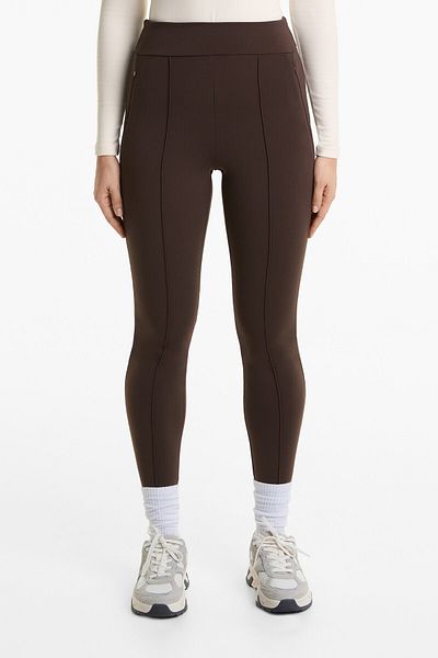 Oysho 70cm warm ankle-length leggings with crease