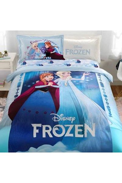 Disney Disney Frozen Sky Blue 4 Piece Single Bedspread