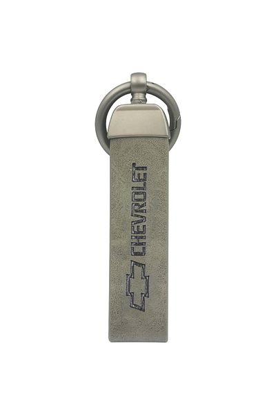 Chevrolet Keychain - Premium Metal Ring & PU Leather Strap - 9cm