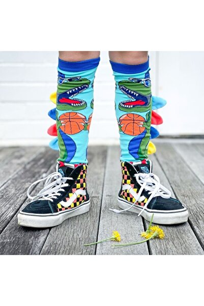 MADMIA Șosete lungi colorate pentru băieți Dinosaur 6-99 ani