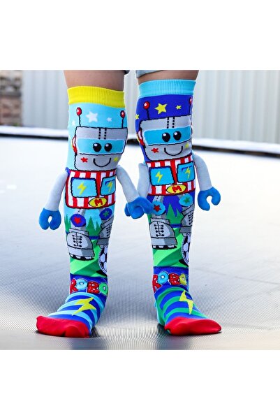 MADMIA Șosete lungi colorate Madmia pentru băieți Robot 6-99 ani
