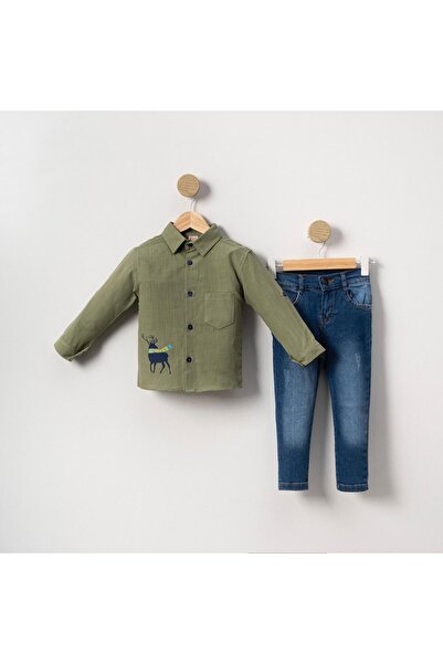 TİJK Boy's & Baby Shirt & Jeans Suit