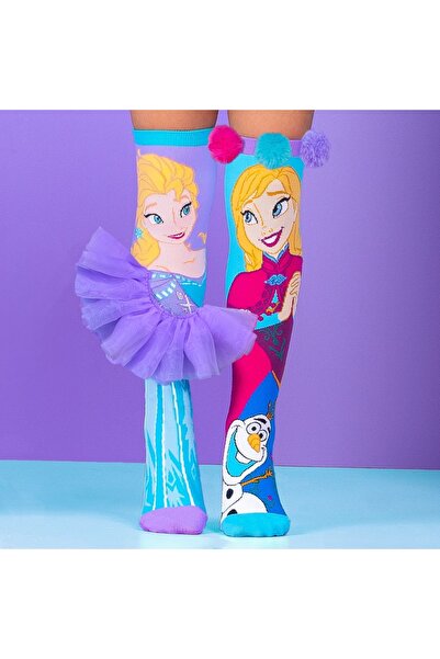 MADMIA Șosete lungi colorate pentru fete Elsa și Anna 6-99 ani
