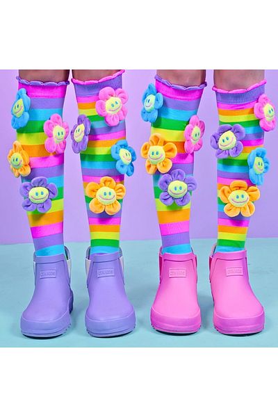 MADMIA Șosete Lungi Colorate Pentru Fete Oopsie Daisy 6-99 Ani