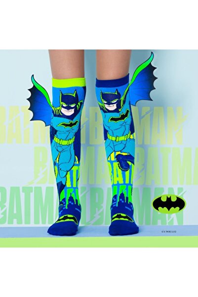 MADMIA Șosete lungi colorate pentru băieți Batman neon 6-99 ani