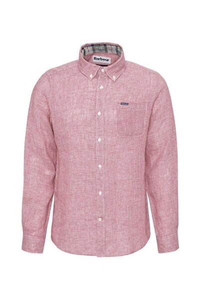 Barbour Linton Tailored Gömlek RE25 Red Spice