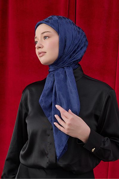 Şalland Florence Navy Blue (Blu Navy)