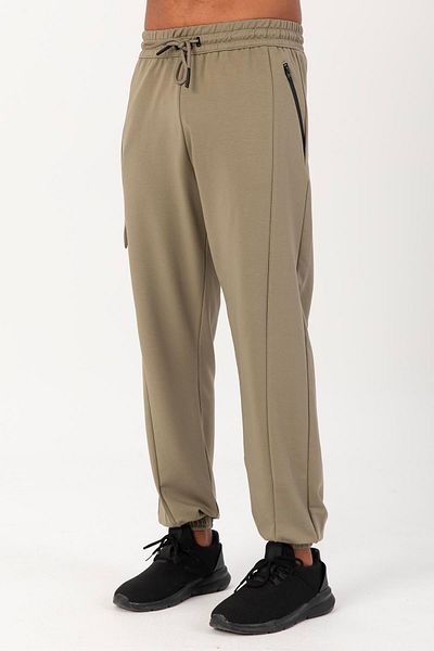 MARATON Oversize Men's Rubber Leg Light Khaki Sweatpants 22466
