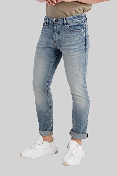 BOSS Delaware Erkek Slim Fit Jean Pantolon Mavi