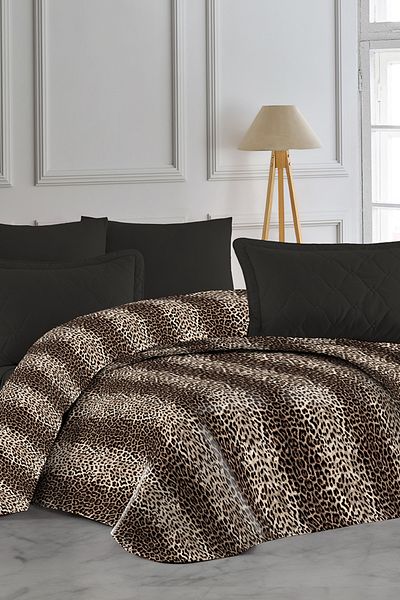 EVA Single Quilted Patterned Multi-Purpose Bedspread and Sofa/Sofa Cover 155 X 230 cm