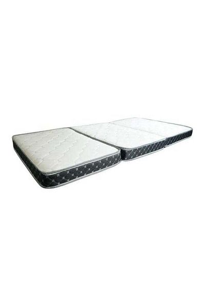 Comfy Dream Bell Comfy Medicated White Single Folding 180 X 90 X 7Cm Satin Mattress With Black Border